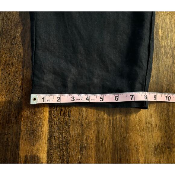 Quince Women’s Medium 20 x 26 Pants 100% European Linen Elastic Waist Pull On - Picture 9 of 9